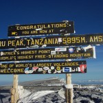 Mount Kilimanjaro Summit, Uhuru Peak, Africa, Tanzania